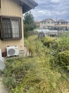 名古屋の便利屋なんでもやの草刈り草引き作業レポート