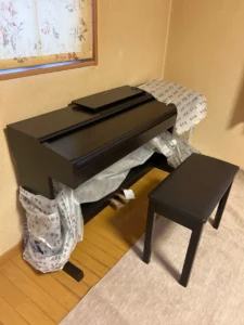 名古屋で電子ピアノを設置した作業事例 - 名古屋の便利屋なんでもや